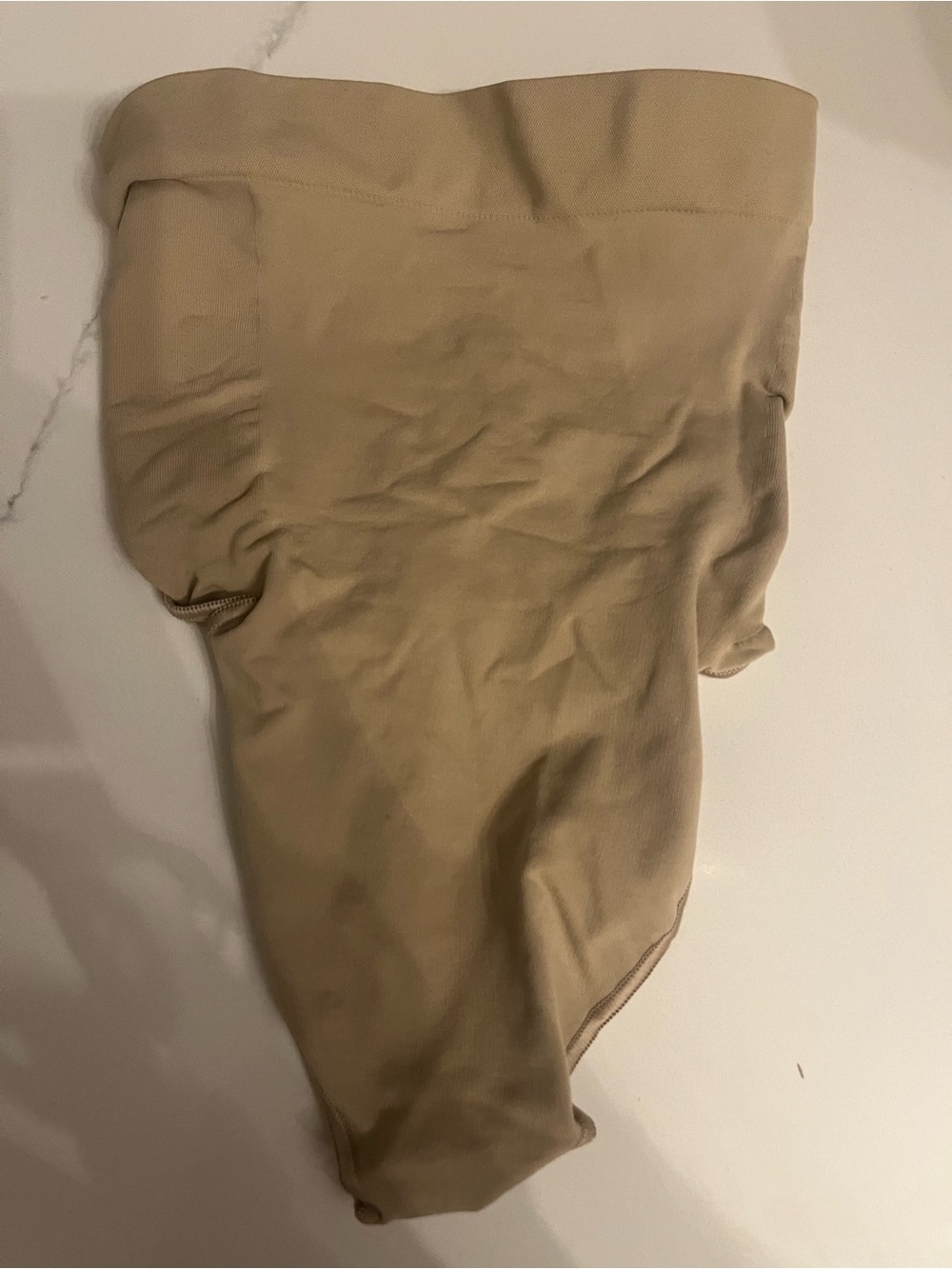SKIMS High-Waist Women's Shapewear thong—nude size small